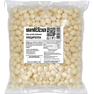 Сир сушений snEco Моцарелла 500 г (4823095805154) зображення 1