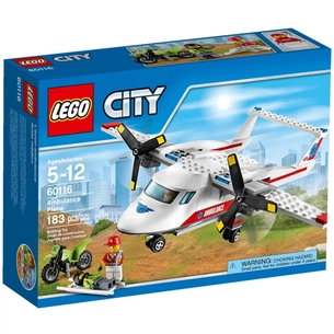Конструктор LEGO City Great Vehicles Літак швидкої допомоги (60116) зображення 1