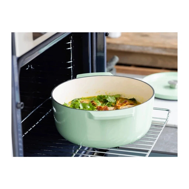 Каструля KitchenAid чавунна з кришкою 5,2 л Фісташкова (CC007434-001) - picture 7