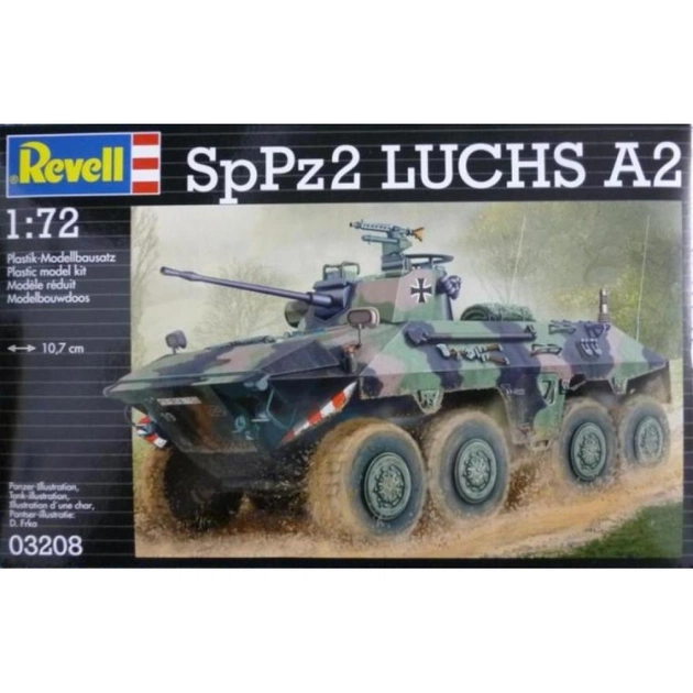 Збірна модель Revell Бойова розвідувальна машина SpPz 2 Luchs 1:72 (3208) - зображення 1