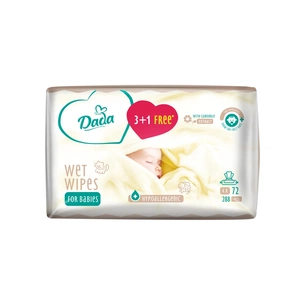 Дитячі вологі серветки Dada 3+1 з екстрактом ромашки (4 х 72 шт.) (4820174980863) зображення 1