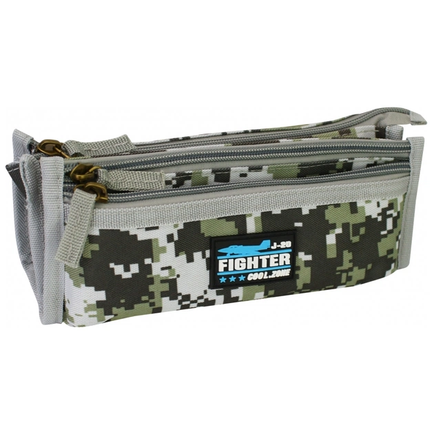Пенал Maxi 3 відділення (C-6423-grey) - зображення 1
