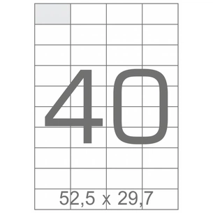Этикетка самоклеящаяся Tama 52,5х29,7 (40 на листі) с/кл (100листів) (17802) изображение 1