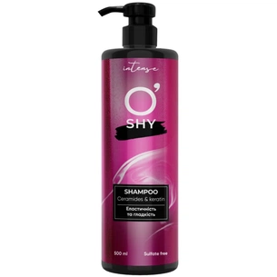 Шампунь O'Shy Intense Ceramides & Keratin Еластичність та гладкість 500 мл (4820263232965) зображення 1
