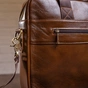 Сумка Vintage Шкіряна Коричнева (14626) - зменшене зображення 9