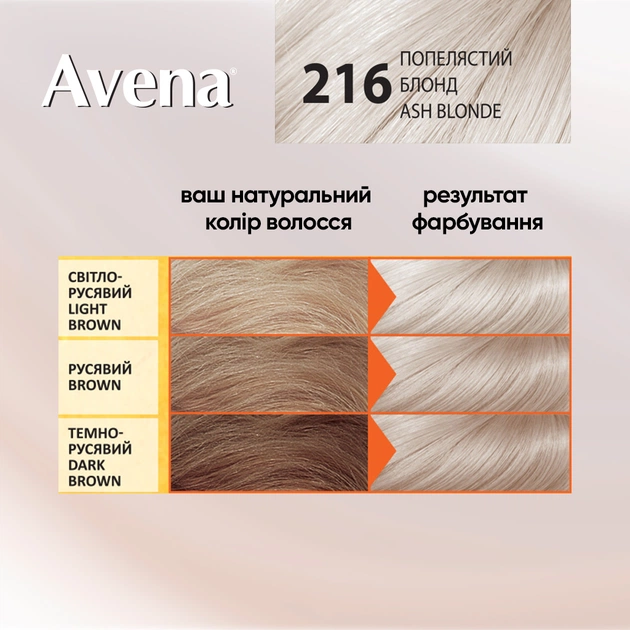 Фарба для волосся Acme Color Avena Blond Color Стійка 216 - Попелястий блонд (4823115502469) - picture 5