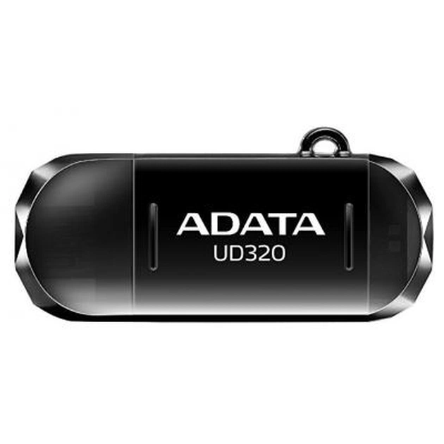 USB флеш накопичувач ADATA 64GB UD320 Black USB 2.0 OTG (AUD320-64G-RBK) - зображення 1