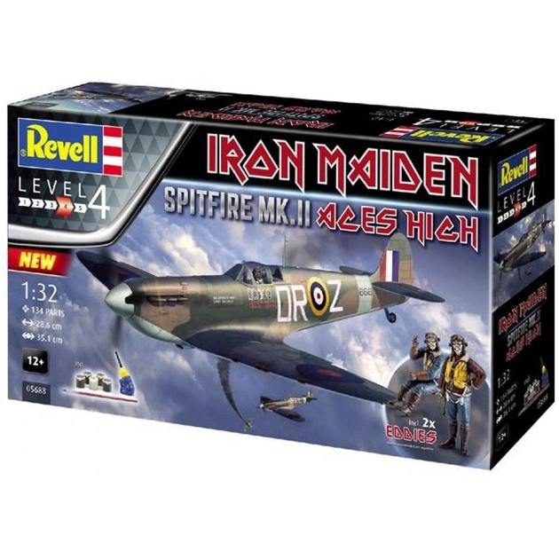 Збірна модель Revell Винищувач Спітфайр Mk.II "Aces High" Iron Maiden. Масштаб 1:32 (RVL-05688) - зображення 1