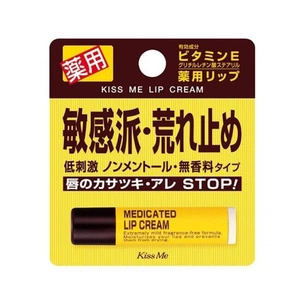 Гігієнічна помада Isehan Kiss Me Medicated Lip Cream Гіпоалергенна 2.5 г (4901433000819) зображення 1