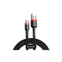 Дата кабель USB 2.0 AM to Micro 5P 1.0m Black-Red Baseus (514488) - зменшене зображення 1