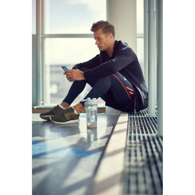 Шейкер спортивний SmartShake Slim 500ml Pure White (10253301) - picture 8