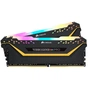 Модуль пам'яті для комп'ютера DDR4 16GB (2x8GB) 3000 MHz Vengeance RGB Pro Black Corsair (CMW16GX4M2C3000C15-TUF) - зменшене зображення 2
