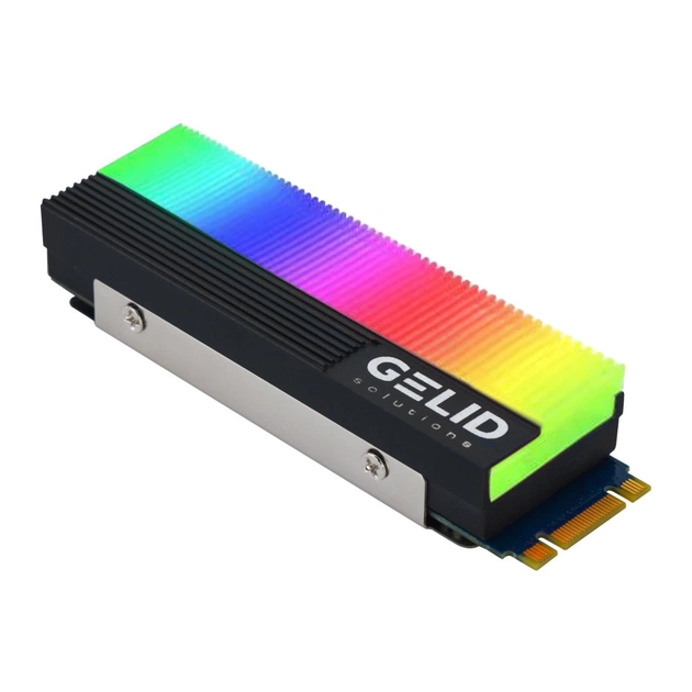 Радіатор охолодження Gelid Solutions GLINT ARGB M.2 2280 SSD (M2-RGB-01) - picture 3