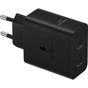 Зарядний пристрій Samsung 50W 2xUSB-С + cableUSB-C to USB-C 1.8m black (EP-T5020XBEGEU) - зменшене зображення 1