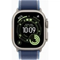 Смарт-годинник Apple Watch Ultra 3 GPS + Cellular 49mm Natural Titanium Case with Blue/Bright Blue Trail Loop - M/L (MEWU4QP/A) - зменшене зображення 2