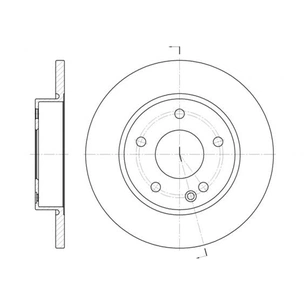 Гальмівний диск REMSA 6526.00 зображення 1