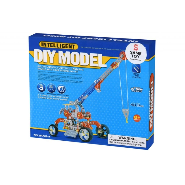 Конструктор Same Toy Inteligent DIY Model Підйомний кран 413 ел. (WC58AUt) - зображення 1