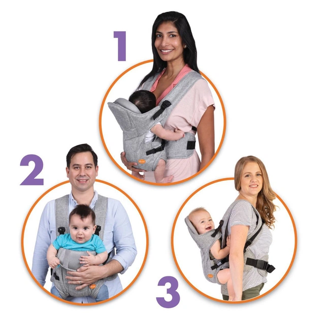 Рюкзак-переноска DreamBaby Oxford Denim Grey (G265) - picture 3