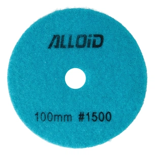 Круг зачистной Alloid Pro, алмазный, шлифовальный, на липучке, 100мм, зерно 1500 (DD-63290) изображение 1