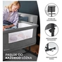 Ліжечко Kinderkraft Приставне ліжечко-люлька Neste Grow Light Grey Grey Full Wood (5902533923021) - зменшене зображення 6