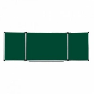 Офісна дошка ABC Office под мел 100*400 5 раб. поверхностей (112040) зображення 1