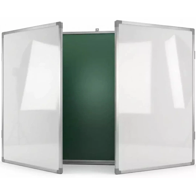 Шкільна дошка Sector офісна, комбінована, магнітна, крейдяно-маркерна 300 х 100 см (КМ3010) - picture 5