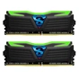 Модуль пам'яті для комп'ютера DDR4 16GB (2x8GB) 2400 MHz Super Luce Stealth Black Geil (GLG416GB2400C15DC) - зменшене зображення 1