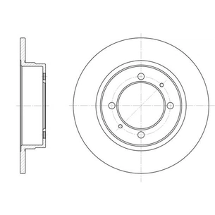 Гальмівний диск REMSA 6390.00 зображення 1