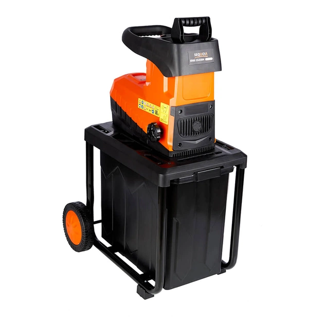 Садовий подрібнювач SEQUOIA 2.5 кВт, макс 45 мм, фреза, збірник 60 л (SEGS2545BH) - picture 2