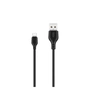 Дата кабель USB 2.0 AM to USB-C 2.0m 2.1A black XO (XO-NB103-TC-2-BK) - зменшене зображення 1