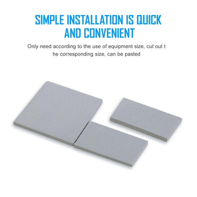 Термопрокладка Zezzio Thermal Pad 12.8 W/mK 85х45x0.5 мм - picture 3