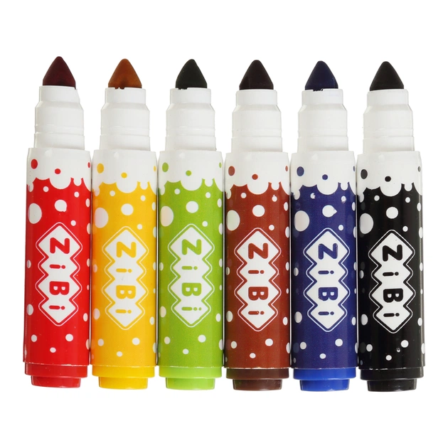 Фломастери ZiBi BABY Line SUPER JUMBO SUPERWASHABLE 6 кольорів (ZB.2816) - picture 3