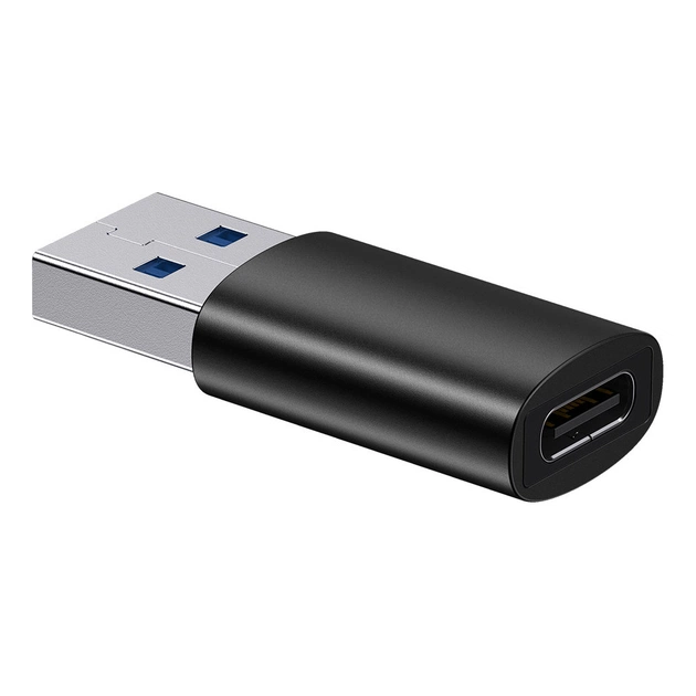 Перехідник USB 3.1 M to USB-C F black Baseus (ZJJQ000101) - picture 1
