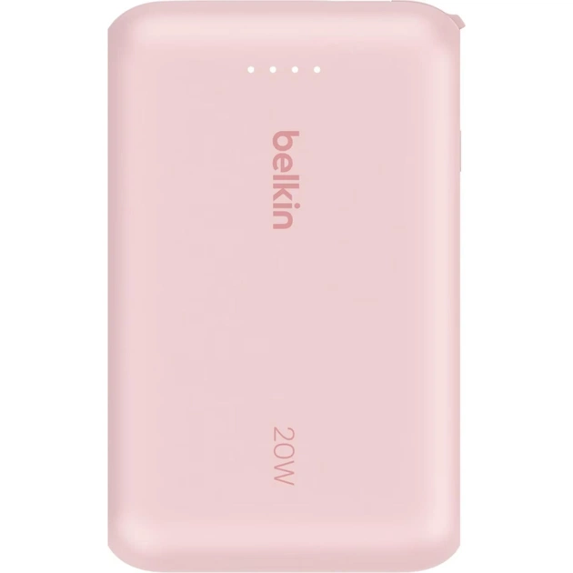 Батарея універсальна Belkin 10000mAh, 20W, USB-C, Pink (BPB021HQPK) - зображення 1