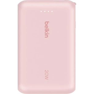 Батарея універсальна Belkin 10000mAh, 20W, USB-C, Pink (BPB021HQPK) зображення 1