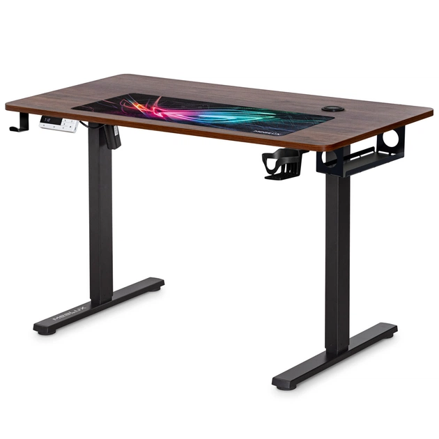 Комп'ютерний стіл Mealux PowerDesk Energy Walnut з електрорегулюванням висоти (EVO-201 Energy Walnut/B) - зображення 1