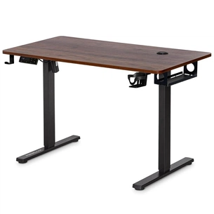 Комп'ютерний стіл Mealux PowerDesk Energy Walnut з електрорегулюванням висоти (EVO-201 Energy Walnut/B) зображення 1