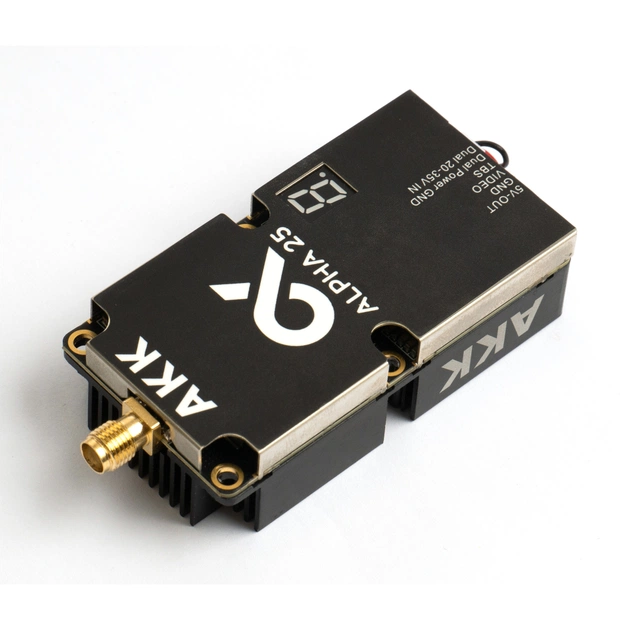 Відеопередавач (VTX) AKK Alpha 25W 4.9G-6G 96CH (A25) - зображення 5