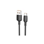 Дата кабель USB 2.0 AM to USB-C 100W black BOROFONE (6941991103179) - зменшене зображення 1