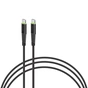 Дата кабель USB-C to USB-C 1.2m 18W black Intaleo (1283126501296) - зменшене зображення 1