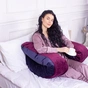 Подушка MirSon для вагітних та відпочинку Velvet Line №8023 U-подібна Primula (2200006178552) - уменьшенное изображение 5