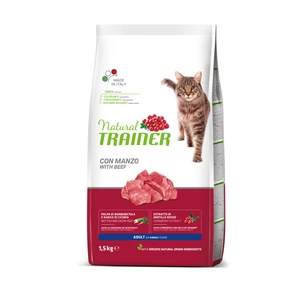 Сухий корм для кішок Trainer Natural Super Premium Adult with Beef 1.5 кг (8059149029672) зображення 1
