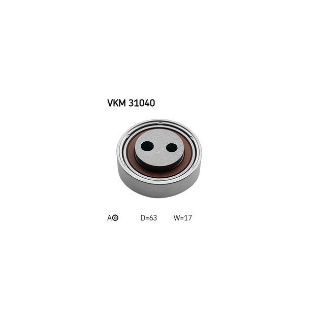 Ролик натягувача ременя SKF VKM 31040 - зображення 1