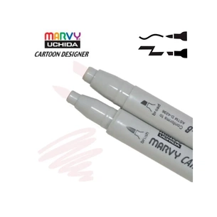 Художній маркер Marvy двосторонній 1900B-S Світло-сірий (752481291377) зображення 1