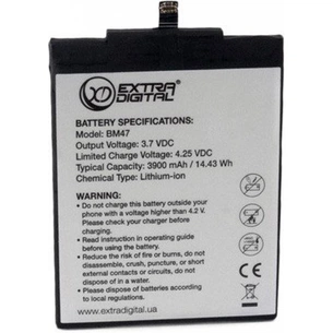 Акумуляторна батарея Extradigital Xiaomi Redmi 3 (BM47) 3900 mAh (BMX6451) зображення 1