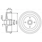 Гальмівний барабан Bosch 0 986 477 217 - уменьшенное изображение 1