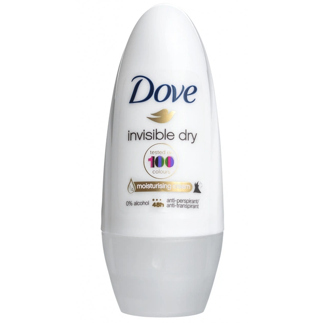 Антиперспірант Dove Невидимий кульковий 50 мл (59083993) - зображення 1