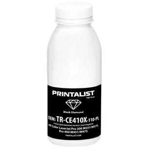 Тонер HP CLJ Pro 300 M351/M375, Pro 400 M451/M475, 110г Black Printalist (TR-CE410X-110-PL) зображення 1