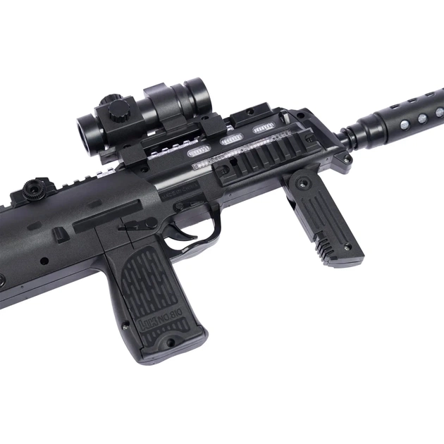 Іграшкова зброя ZIPP Toys Автомат світло-звуковий HK MP7 Чорний (810B) - зображення 6