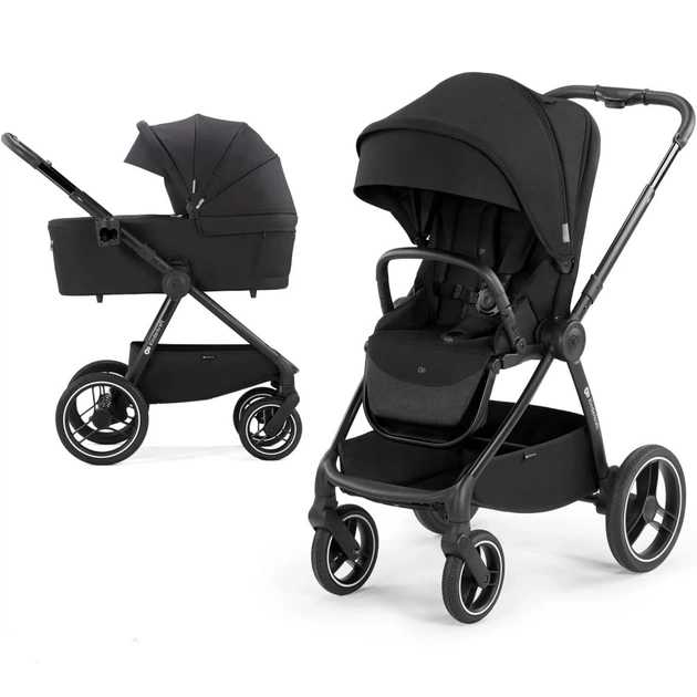 Коляска Kinderkraft 2 в 1 Nea Midnight Black (KSNEA000BLK2000) (5902533918867) - изображение 1